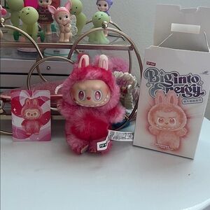 Labubu Big into Energy Series Vinyl Plush Key Chain-Love